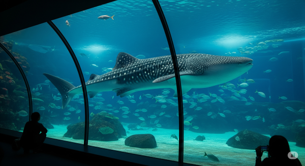 水族館のジンベエザメのイメージ画像