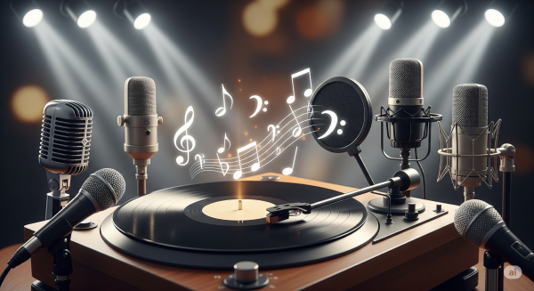 レコードと音楽のイメージ画像