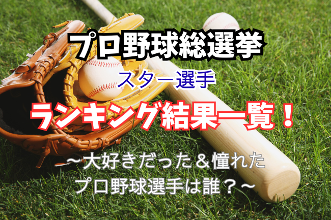 プロ野球総選挙のバナー