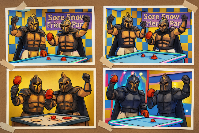 それスノの歴代ホッケーマンのイマージ画像