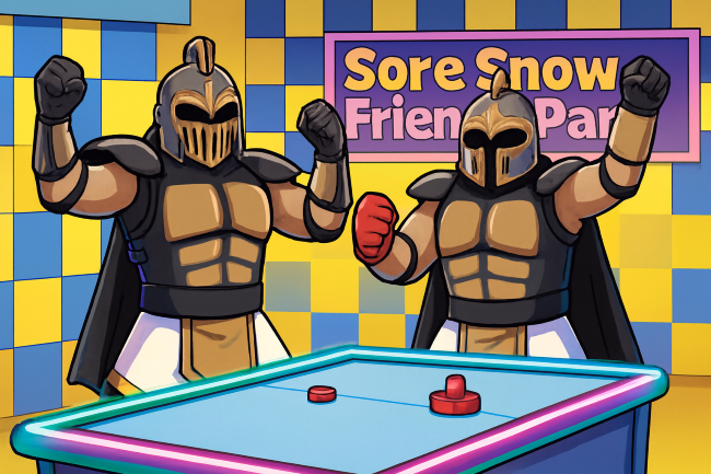 「それスノ」フレンドパークのホッケーマンのイメージ画像