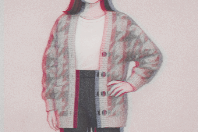 ロングカーデのイメージ画像